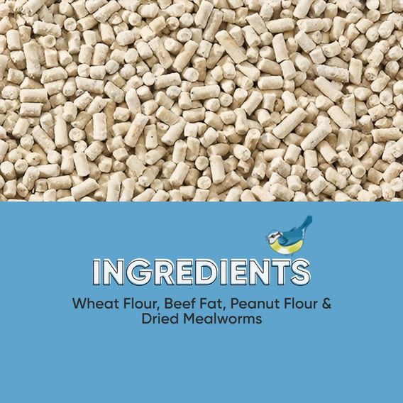 Happy Beaks - High Energy Mealworm Suet Pellets
